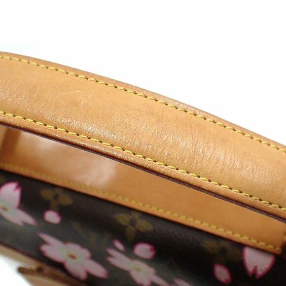 LOUIS VUITTON Monogram Cherry Blossom Sac Retro PM Handbag Takashi Murakami Tote - Picture 13 of 14